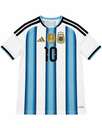 Argentine 2026 neuf avec étiquette floqué Messi